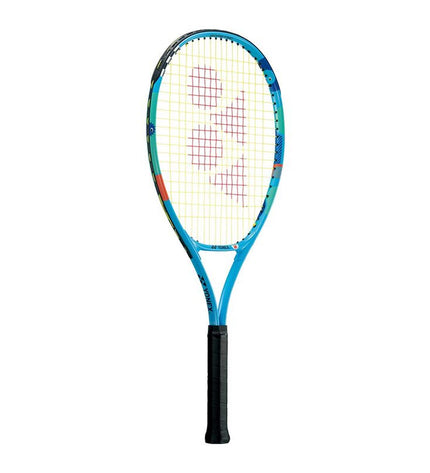 Yonex Junior 25 Ocean Blue tennis racket for kids, lightweight sport outdoor tennis gear with blue frame and grip