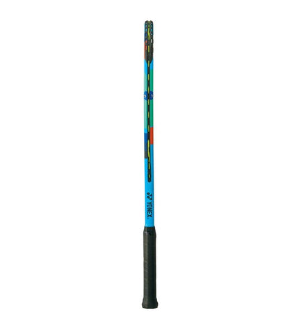 Yonex Junior 25 Ocean Blue tennis racket for kids, lightweight and designed for young players, with a blue frame and grip.