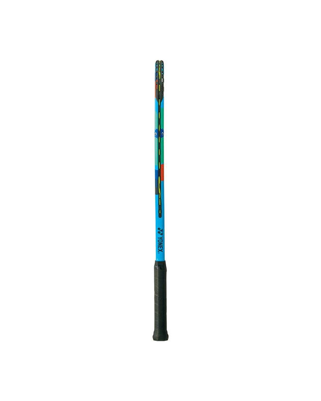 Yonex Junior 25 Ocean Blue tennis racket for kids, lightweight and designed for young players, with a blue frame and grip.