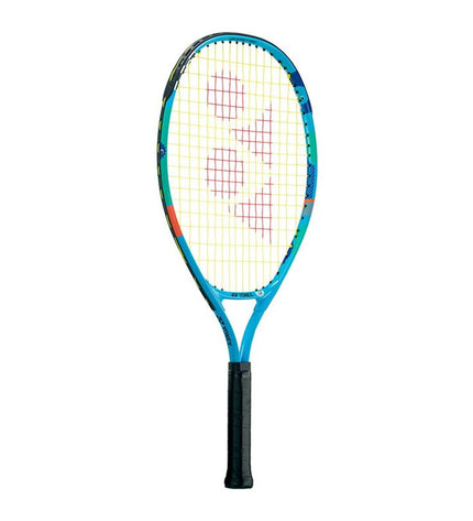 Yonex Junior 23 Ocean Indigo tennis racket for kids, lightweight sport outdoor tennis equipment with blue and white design