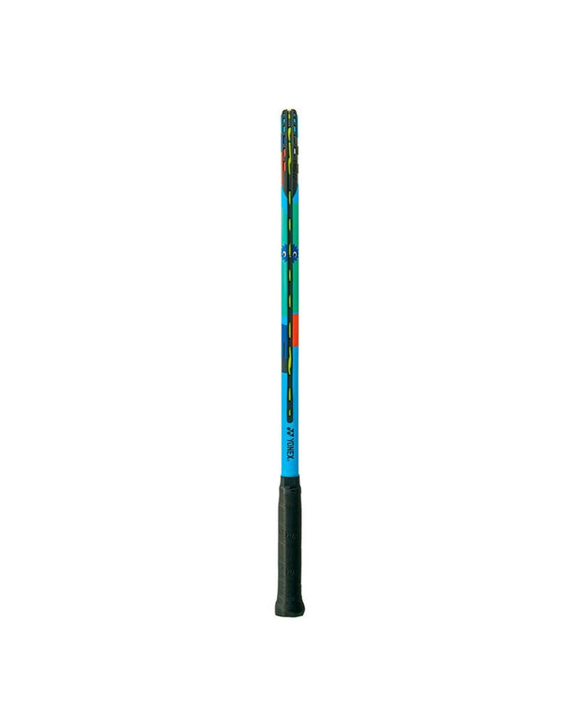 Yonex Junior 23 Ocean Indigo tennis racket for kids, lightweight sport equipment with blue and white design for outdoor tennis play.