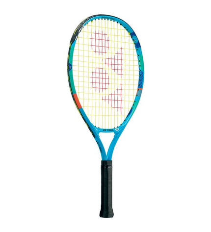 Yonex Junior 21 Ocean Indigo tennis racket for kids, lightweight sport and outdoor tennis equipment with a vibrant blue design.