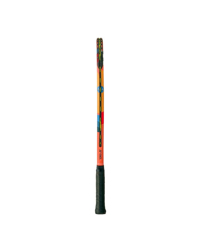 Yonex Junior 21 orange tennis racket for kids, lightweight sport outdoor tennis equipment with grip and string details visible