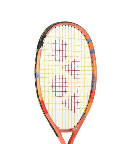 Yonex Junior 19 tennis racket in orange, lightweight sports equipment for young players, suitable for outdoor tennis play