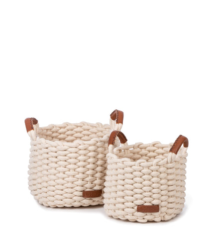 Kidsdepot Korbo M baskets - white