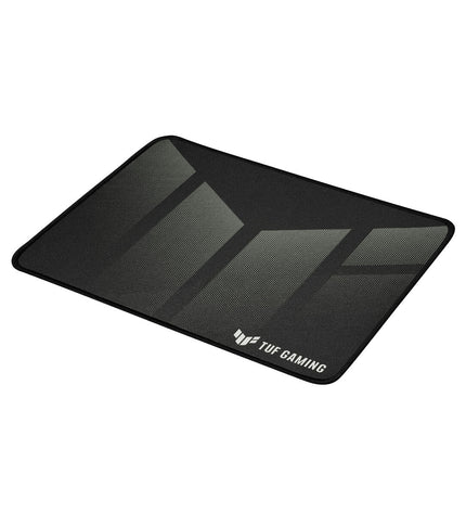 Black Asus TUF P1 gaming antislip mat designed for electronic plug-and-play gaming consoles, ensuring stable placement during gameplay.