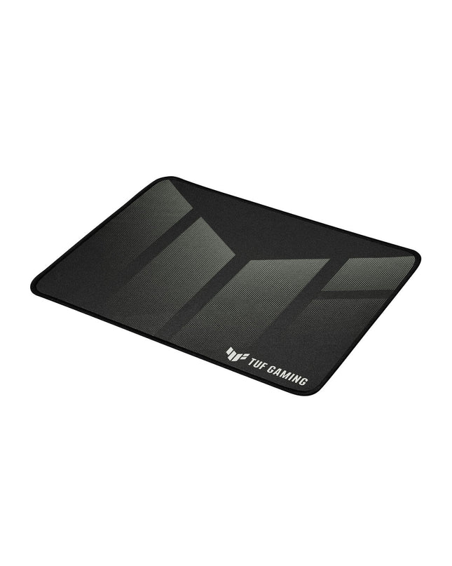 Black Asus TUF P1 gaming antislip mat designed for electronic plug-and-play gaming consoles, ensuring stable placement during gameplay.