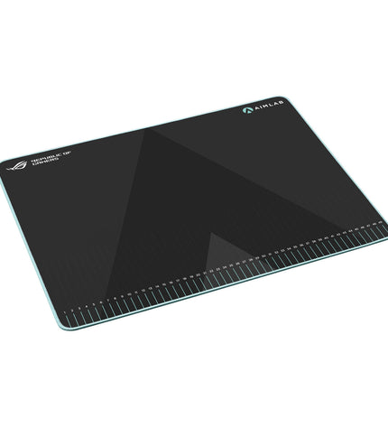 Asus Hone Ace Aim Lab Edition gaming mat in black, designed for electronic plug-and-play game consoles, with a sleek surface.