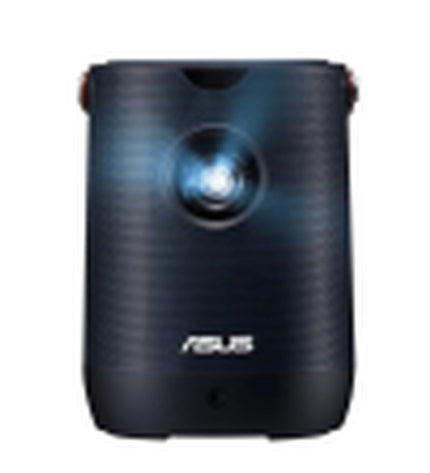 Asus L2 Full HD projector showing a bright, clear image with 1920x1080 resolution and 400 lumens for home theater use.