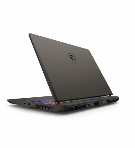 MSI VECTOR 16 HX AI laptop with 16-inch display, 32GB RAM, sleek design, and keyboard visible in the image.