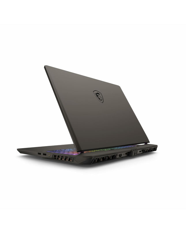 MSI VECTOR 16 HX AI laptop with 16-inch display, 32GB RAM, sleek design, and keyboard visible in the image.