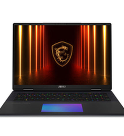 MSI laptop with sleek design, model 9S7-182421-249, shown with keyboard and screen, ideal for computing and productivity.
