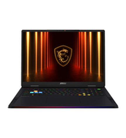 MSI Raider 18HX AI-459ES U9 gaming laptop with 18-inch display, 64GB RAM, 2TB SSD, and NVIDIA GeForce RTX 5090 graphics.