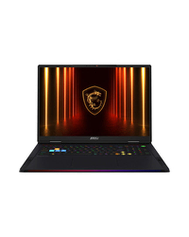 MSI Raider 18HX AI-459ES U9 gaming laptop with 18-inch display, 64GB RAM, 2TB SSD, and NVIDIA GeForce RTX 5090 graphics.
