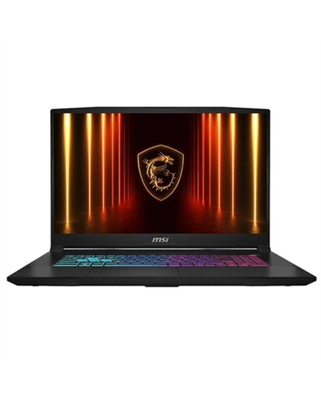 MSI laptop 9S7-17L791-032 with calculator functions, featuring a sleek design and keyboard display in the image.