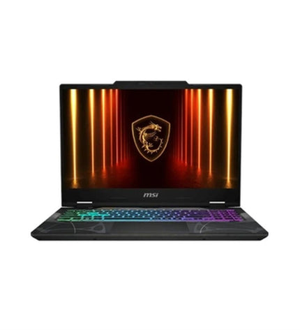 MSI laptop model 9S7-15Q342-239 with sleek design and keyboard, shown from side angle with screen open, on a desk.