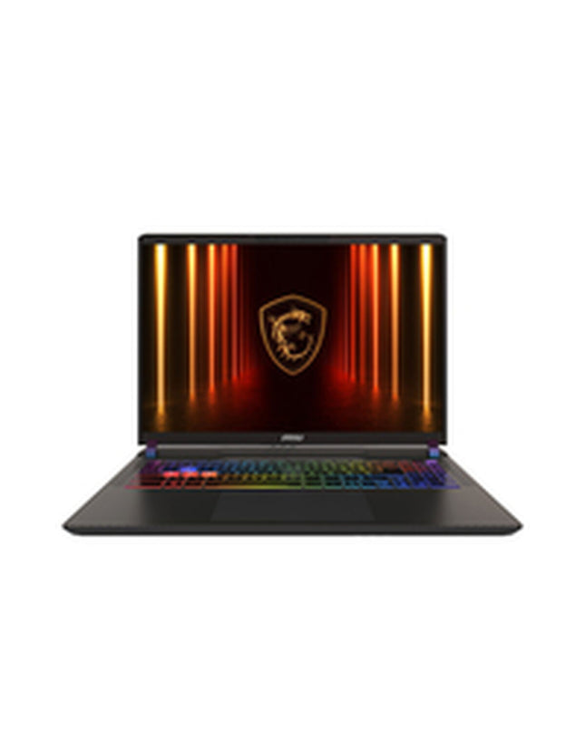 MSI 16-inch gaming laptop with 32 GB RAM, 2 TB SSD, and GeForce RTX 5060 graphics, shown from a front-angle view.