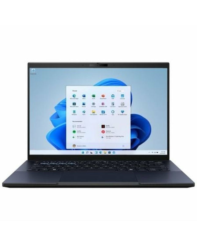 Asus 14-inch laptop with 16GB RAM, 512GB SSD, Intel Core Ultra 5 125U, featuring a sleek design and full keyboard.