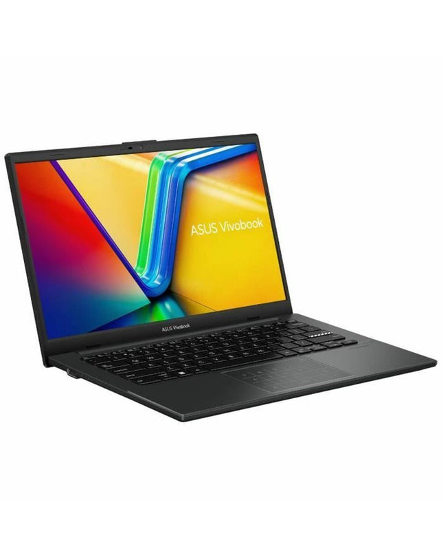 Asus VivoBook 14 S1404 laptop with 14-inch display, 16GB RAM, and 512GB SSD, shown open with keyboard and screen visible.