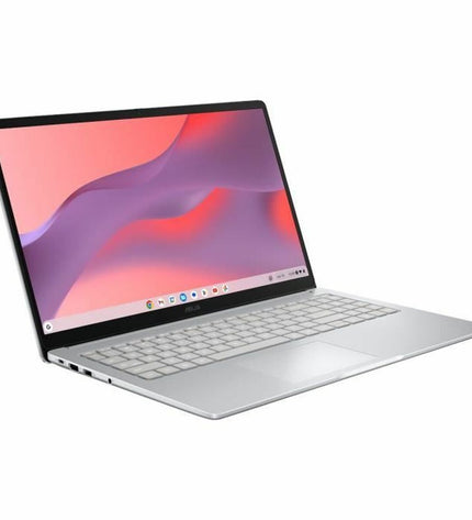 Asus laptop for calculating tasks, sleek design with keyboard and screen visible, branded Asus computing device.