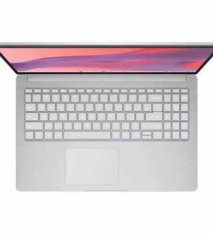 Asus Laptop displaying calculations on screen, sleek silver design, portable computing device for work and study.