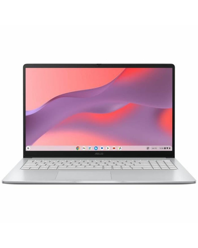 Asus laptop displaying a calculation app screen with a sleek black design and keyboard, suitable for productivity tasks.