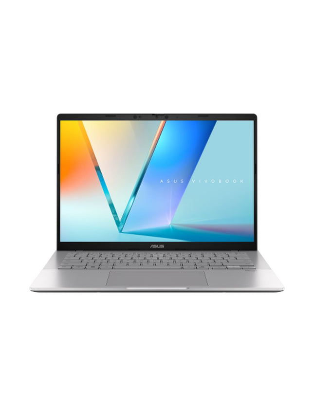Asus 14-inch laptop with 16GB RAM, 1TB SSD, Qwerty Spanish keyboard, shown open with screen and keyboard visible.