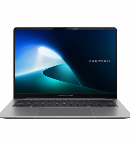 Asus 14-inch laptop with Intel Core Ultra 5, 16GB RAM, 512GB SSD, Qwerty Spanish keyboard, sleek and portable design.