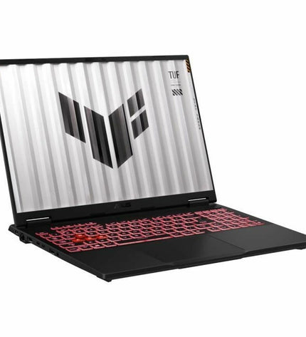 Asus laptop displaying calculation software on screen, showing a sleek black design and keyboard for computing tasks.