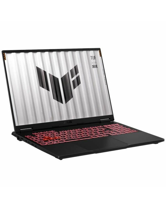 Asus laptop displaying calculation software on screen, showing a sleek black design and keyboard for computing tasks.