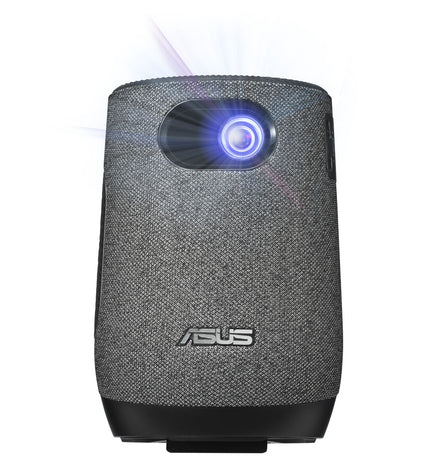 Asus 90LJ00E5-B00070 projector displaying a bright image, ideal for home cinema and video entertainment in electronics and TV setup.