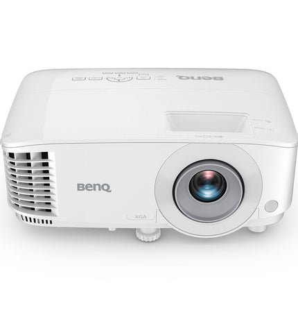 BenQ MX560 XGA projector displaying a bright, clear image with 4000 lumens and 1024x768 resolution for home theater use