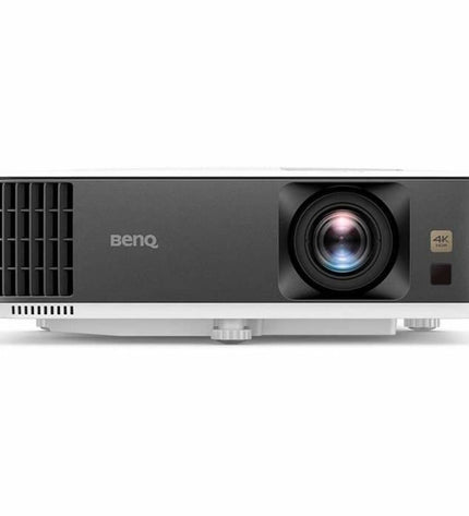 BenQ TK700 projector showing vibrant images on a wall, compact electronic device for home entertainment and gaming.