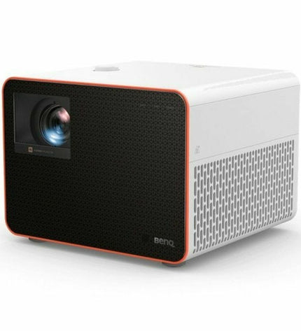 BenQ X3100I projector displaying vibrant image, 3300 lumens, electronic device for home theater and multimedia use.