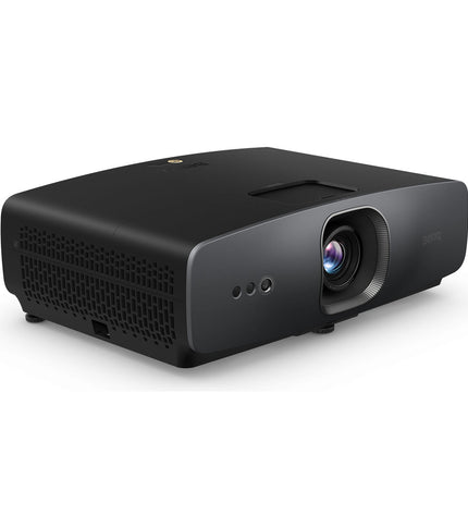 BenQ 9H.JSX77.57E Full HD projector with 3840x2160 resolution, electronic TV and home cinema setup, showing projected image