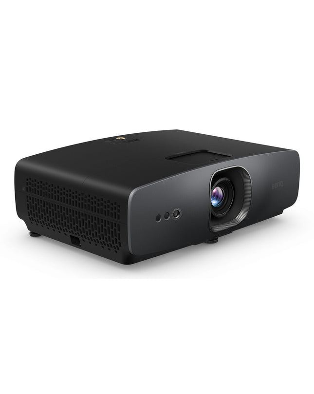 BenQ 9H.JSX77.57E Full HD projector with 3840x2160 resolution, electronic TV and home cinema setup, showing projected image