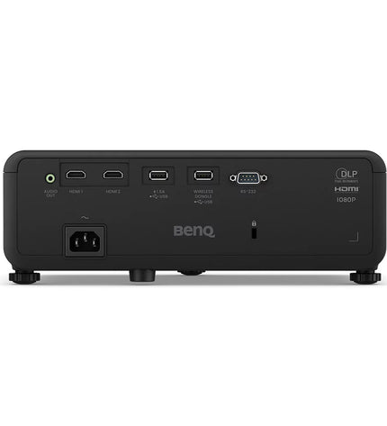 BenQ LH600ST full HD projector showing a bright 1920x1080 image with 3000 lumens, ideal for home entertainment and video projection.