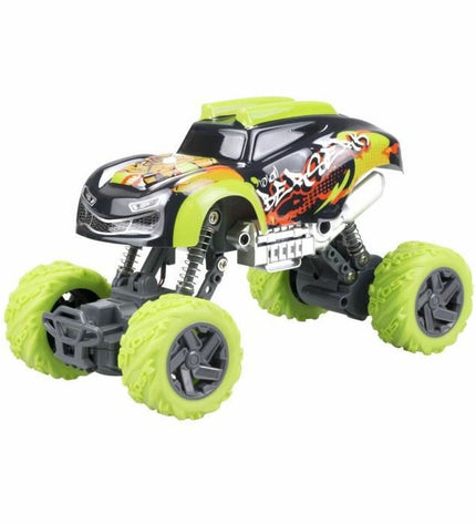Remote control police car Exost CRAWLER 4x4 toy vehicle in 1:24 scale, with detailed police design and rugged tires.