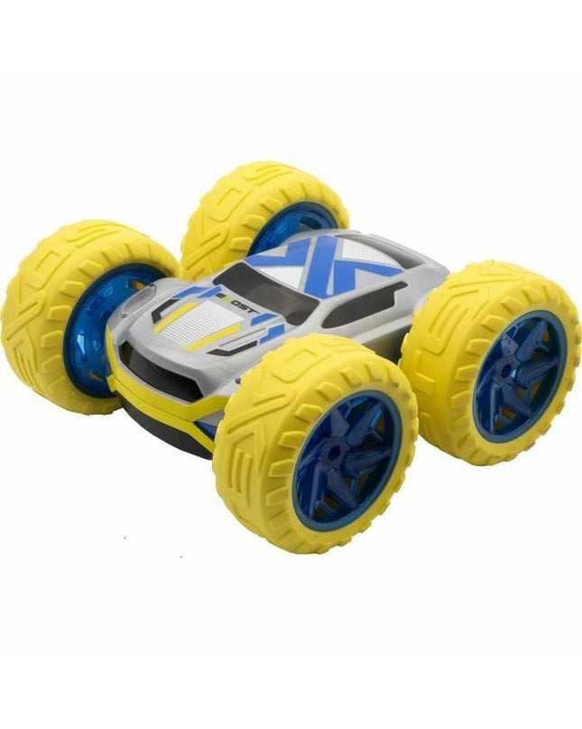 Remote control police car toy by Exost, featuring a detailed police vehicle with remote control for kids' play and entertainment.