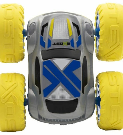 Remote-controlled police car toy by Exost with detailed police vehicle design, suitable for children and playtime fun.