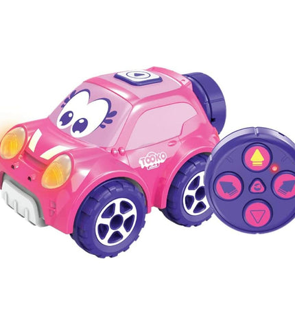 Pink remote-controlled police car toy from Tooko, designed for play and imaginative vehicle adventures.