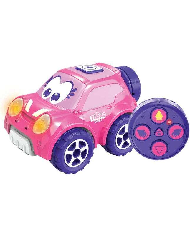 Pink remote-controlled police car toy from Tooko, designed for play and imaginative vehicle adventures.