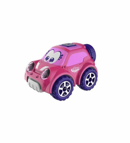 Pink remote control police car toy by Tooko, featuring detailed police vehicle design for play and collection.