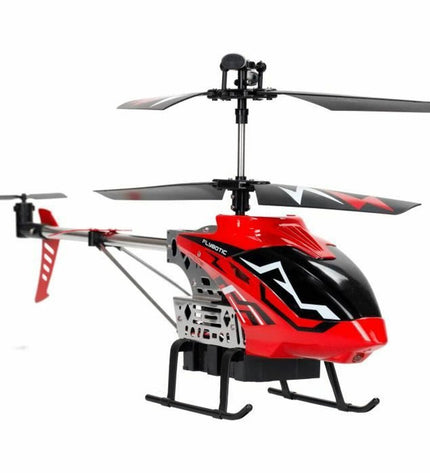 Flybotic remote control police car toy in red, designed for children, featuring realistic police vehicle details.