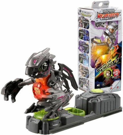 Silverlit Robot SL88661 electronic toy with silver body, detailed features, and interactive design for kids' entertainment.