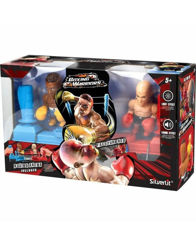 Silverlit robot toy, electronic Silverlit speelgoed and games, silver-colored robot with detailed features on a clean background