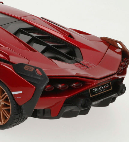 Bburago Lamborghini Sian FKP 37 toy car 1:18 scale model, detailed remote control vehicle for children and collectors