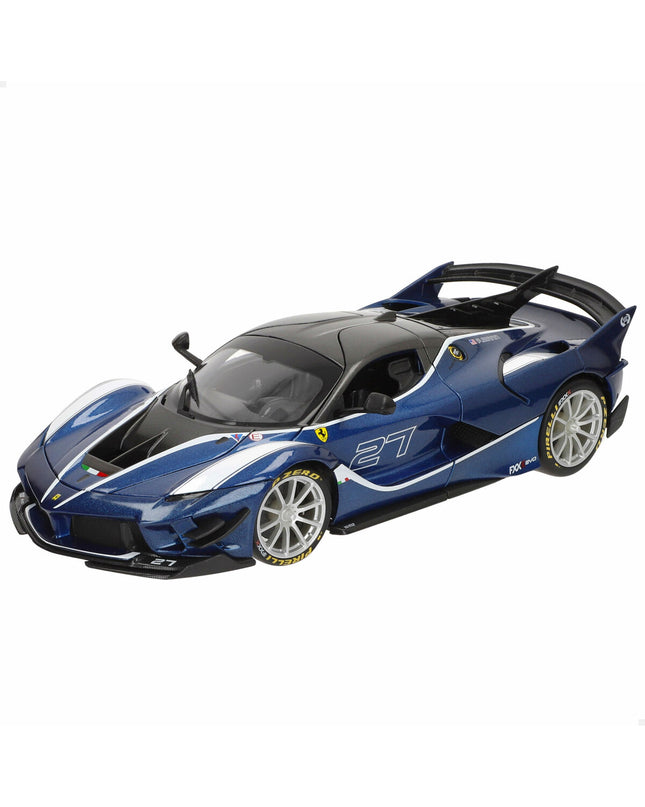 Bburago Ferrari FXX K-EVO #27 1:18 scale toy car, detailed model from the Auto Bburago collection, shown on a plain background.
