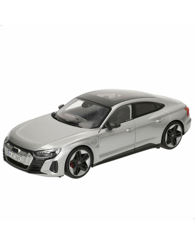 Bburago Audi RS E-Tron GT 2022 1:18 scale toy car, detailed model of the electric sports vehicle for display or play.