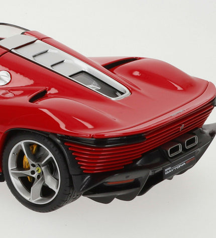 Bburago Ferrari Daytona SP toy model car in 1:18 scale, detailed miniature vehicle from the Bburago vehicle collection.